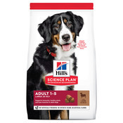 Hill's Science Plan Сухой корм для взрослых собак крупных пород для поддержания здоровья суставов и мышечной массы (ягненок и рис)