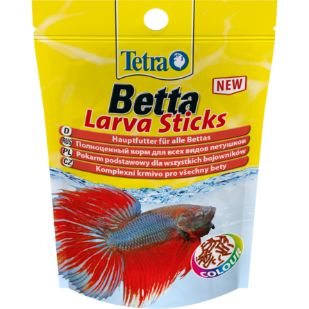 Tetra Betta LarvaSticks Cбалансированный по питательным веществам корм для петушков и других лабиринтовых рыб – интернет-магазин Ле’Муррр