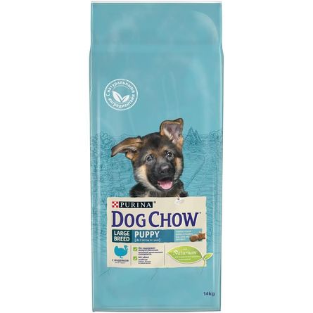 Сухой корм Dog Chow® для щенков крупных пород, с индейкой, Пакет – интернет-магазин Ле’Муррр